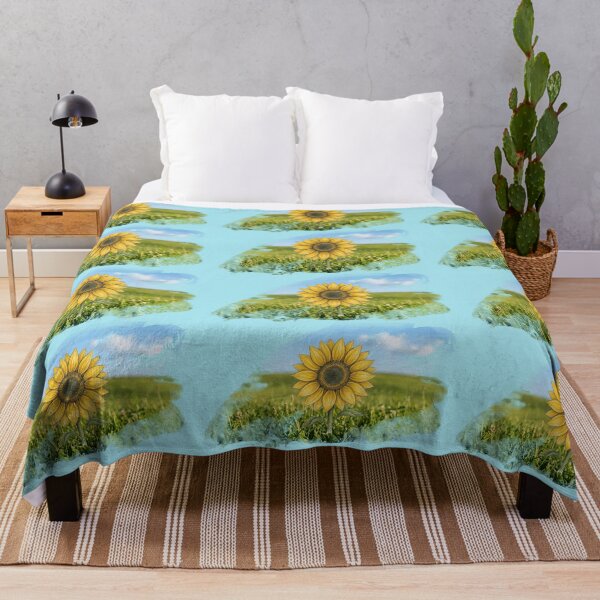 Item preview, Watercolor Sunflower Field Summer Scenery designed and sold by Monyegy.