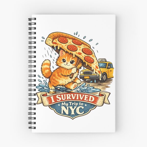 Item preview, Pizza Umbrella Cat in NYC designed and sold by teemix.