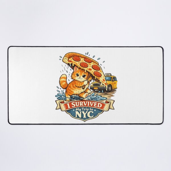 Item preview, Pizza Umbrella Cat in NYC designed and sold by teemix.