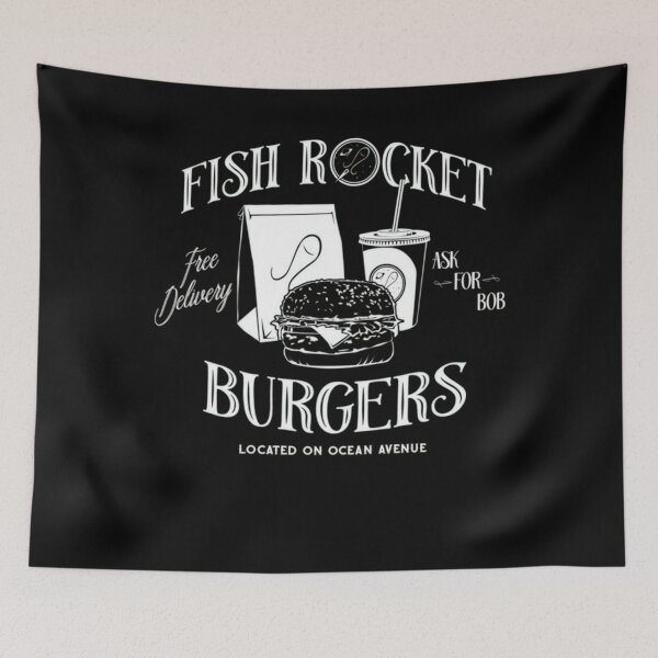 Item preview, Fish Rocket Burgers designed and sold by MichasBenson.