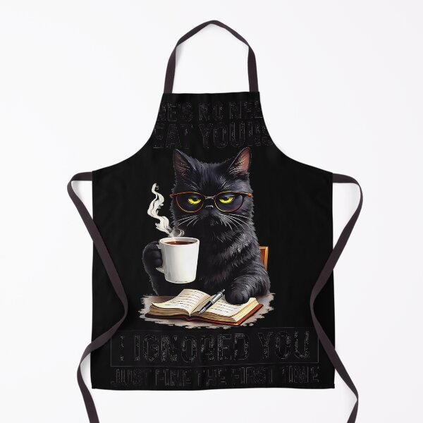 Item preview, There's No Need To Repeat Yourself I Ignored You Just Fine The First Time Sarcastic Introvert Cat Coffee Reader designed and sold by CharlieConon.