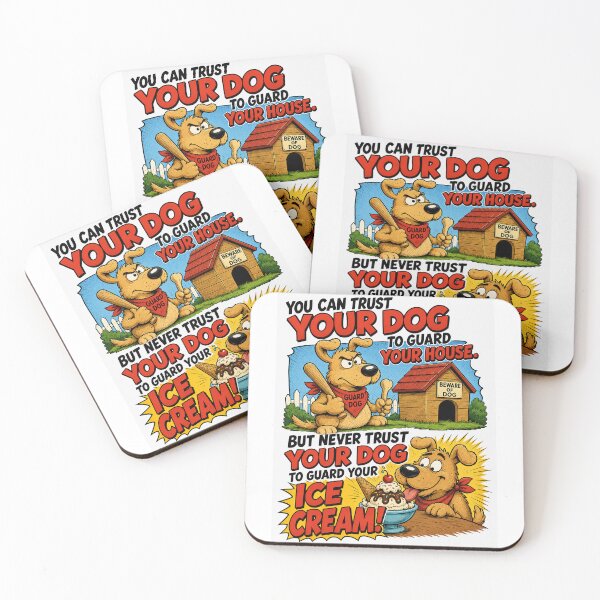 Item preview, Never Trust Your Dog With Ice Cream designed and sold by Mad Axle Studios.