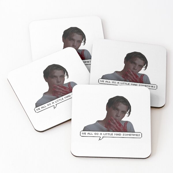 Item preview, Billy Loomis - We All Go A Little Mad Sometimes Quote Print Sticker designed and sold by blowerkatherine.