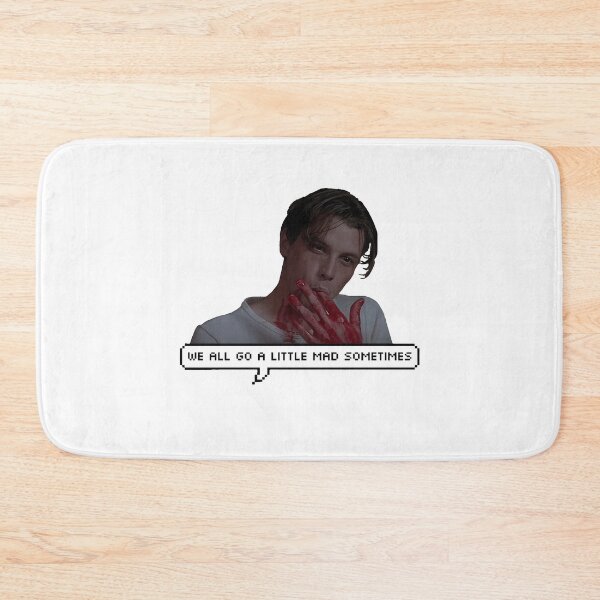 Item preview, Billy Loomis - We All Go A Little Mad Sometimes Quote Print Sticker designed and sold by blowerkatherine.