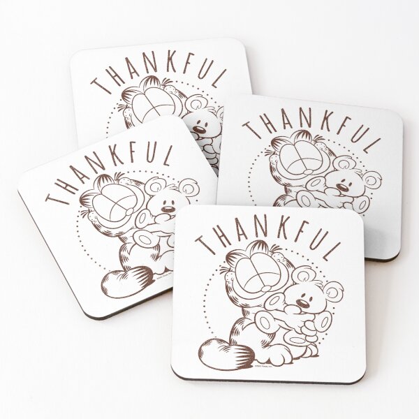 Item preview, Garfield Fall Thankful Teddy Bear Hugs designed and sold by christineirist.