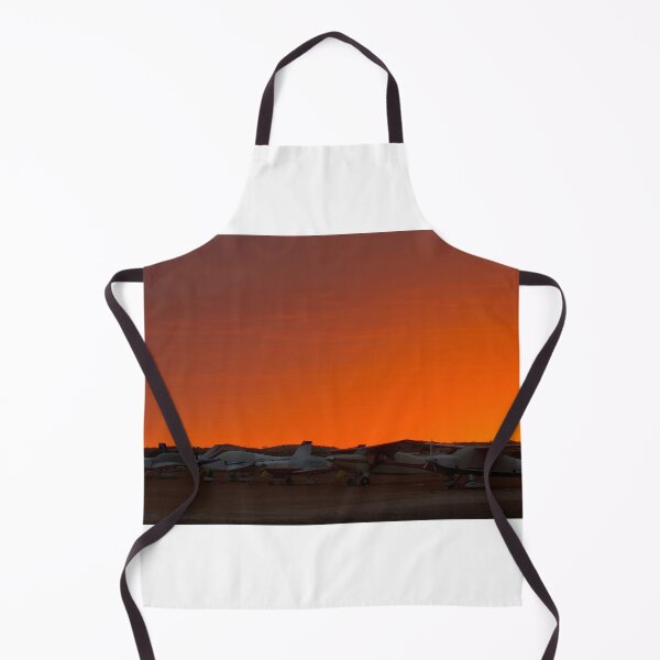 Item preview, Outback Airstrip at Dusk — Light Aircraft Silhouettes, South Australia designed and sold by BushPilotLens.