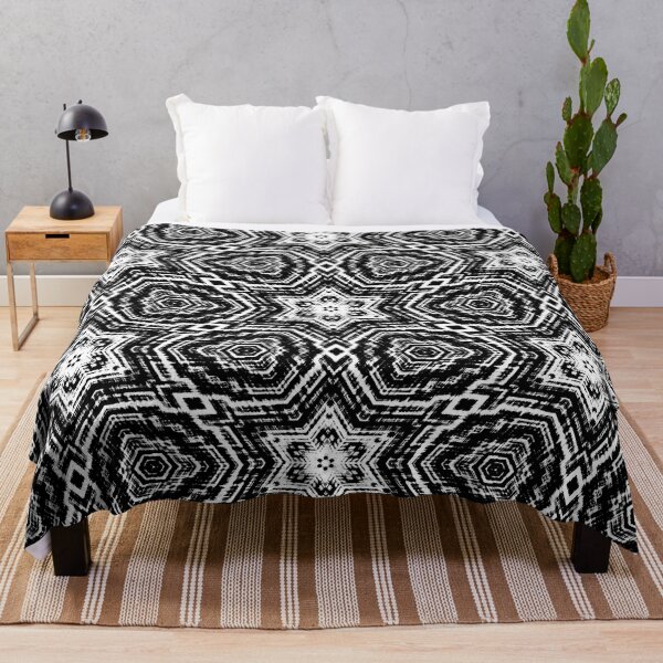 Item preview, Black and White Tribal Geometric Pattern designed and sold by Sybille-Yates.