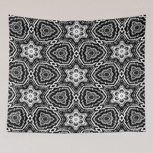 Item preview, Black and White Tribal Geometric Pattern designed and sold by Sybille-Yates.