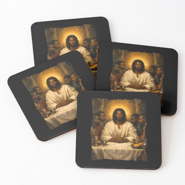 Item preview, Black Jesus Last Supper designed and sold by FrankIsabel.