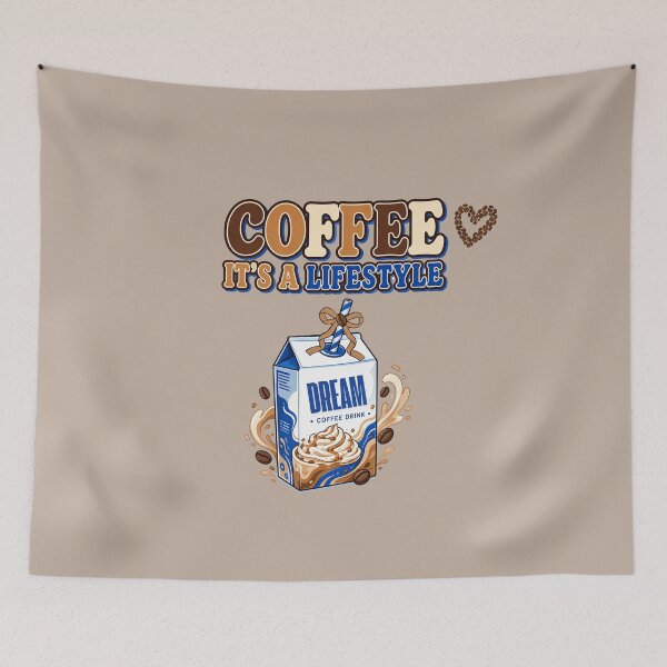Item preview, Coffee It's a Lifestyle – Dream Coffee Drink | Cute Coffee Lover Design designed and sold by Aimetoi.