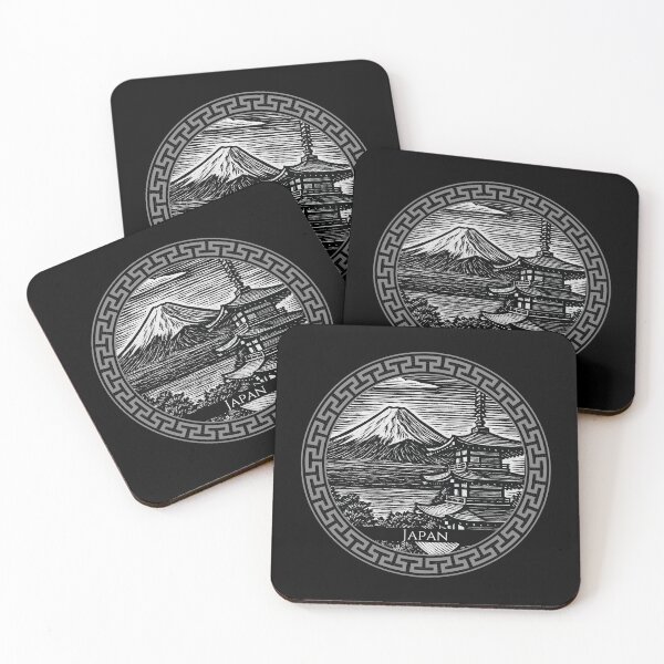 Item preview, Japan Vintage Woodcut Art designed and sold by Thistle-TShop.