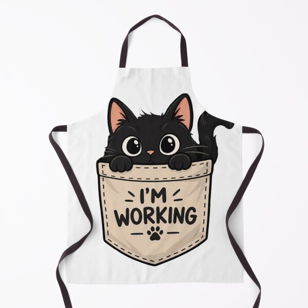 Item preview, Cute Black Cat Pocket Design designed and sold by Herodestroyer.