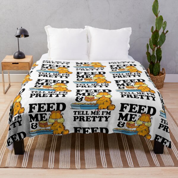 Item preview, Garfield Feed Me Tell Me Im Pretty Lasagna Humor Design designed and sold by christineirist.