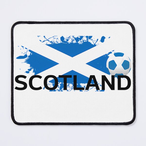 Item preview, Scotland Saltire Flag Splatter With Soccer Ball And Text designed and sold by khalid11.