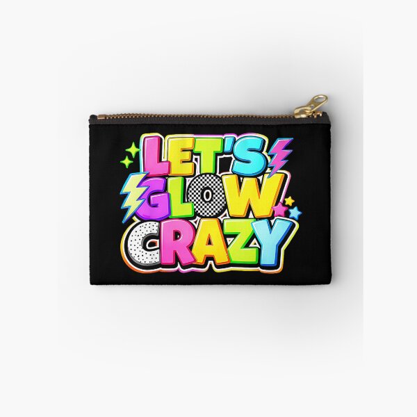 Item preview, Let's Glow Crazy Glow Party Rave Music Festival EDM Blacklight designed and sold by CharlieConon.
