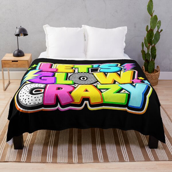 Item preview, Let's Glow Crazy Glow Party Rave Music Festival EDM Blacklight designed and sold by CharlieConon.