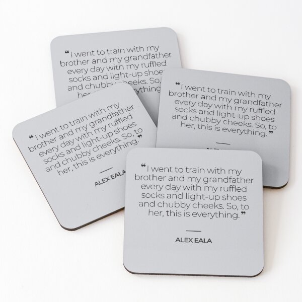 Item preview, Alex Eala Inspirational Quotes designed and sold by TonsPOD.