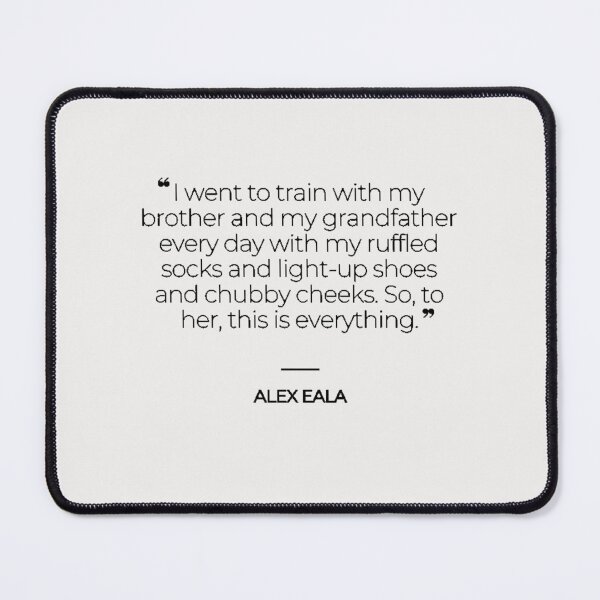 Item preview, Alex Eala Inspirational Quotes designed and sold by TonsPOD.