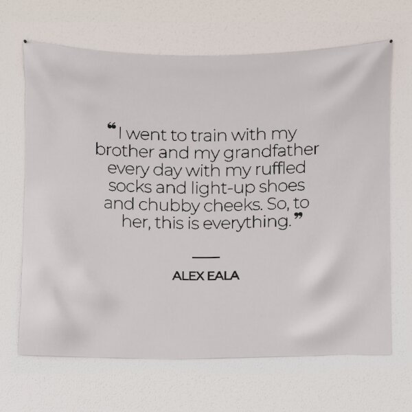 Item preview, Alex Eala Inspirational Quotes designed and sold by TonsPOD.