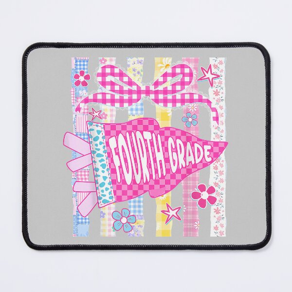 Item preview, Striped Floral Pennant Flag Fourth Grade Back to School Girl designed and sold by mjohnson9.