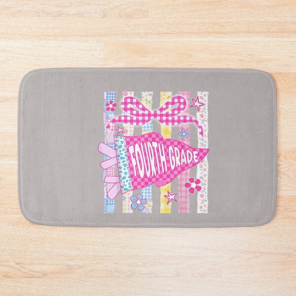 Item preview, Striped Floral Pennant Flag Fourth Grade Back to School Girl designed and sold by mjohnson9.