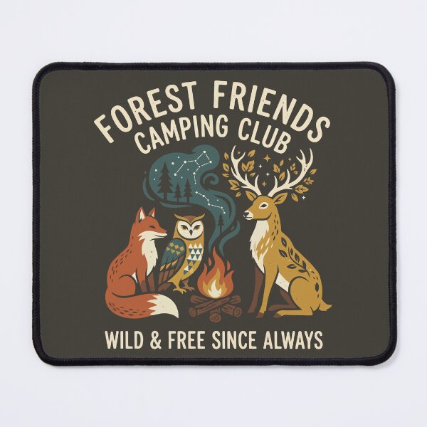 Item preview, Forest Friends Camping Club Wild Free Since Always designed and sold by Amir Faysal.