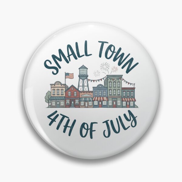Item preview, Small Town Summer – American Hometown Fourth of July Design designed and sold by StickerNestYou.