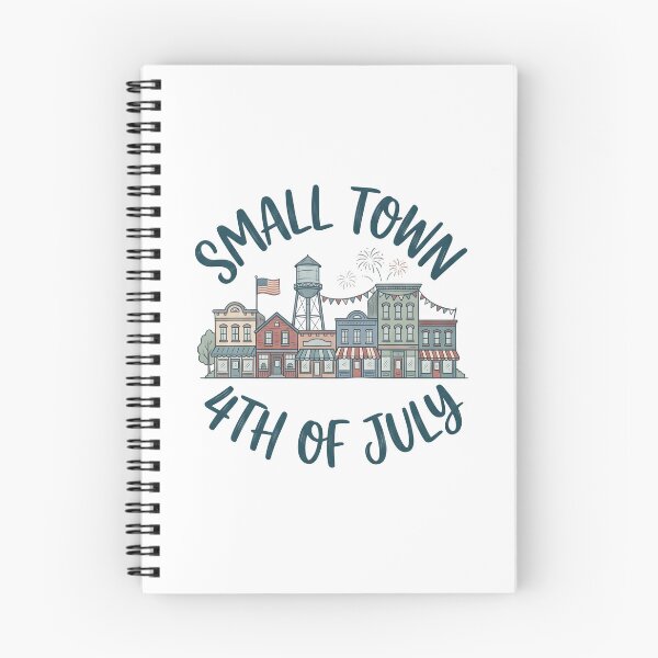 Item preview, Small Town Summer – American Hometown Fourth of July Design designed and sold by StickerNestYou.