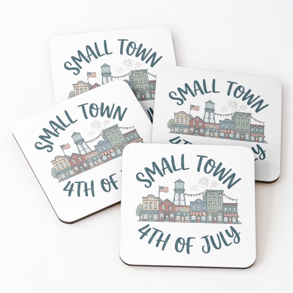 Item preview, Small Town Summer – American Hometown Fourth of July Design designed and sold by StickerNestYou.