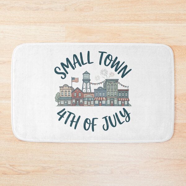 Item preview, Small Town Summer – American Hometown Fourth of July Design designed and sold by StickerNestYou.