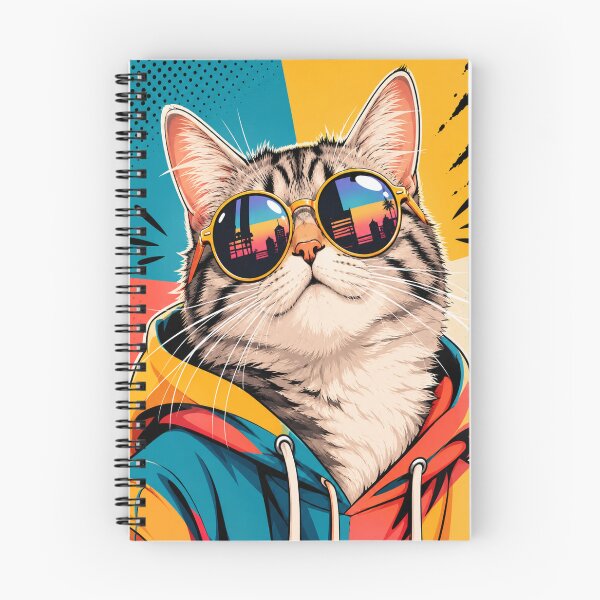 Item preview, Pop-Art Cool Cat in Sunglasses - Retro Comic Style designed and sold by teemix.