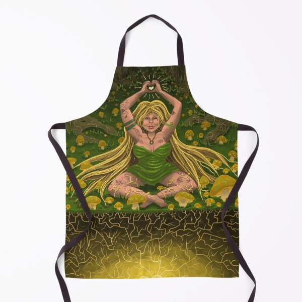 Item preview, Goddess in the Mushroom Forest designed and sold by TheMossAndMermaid.