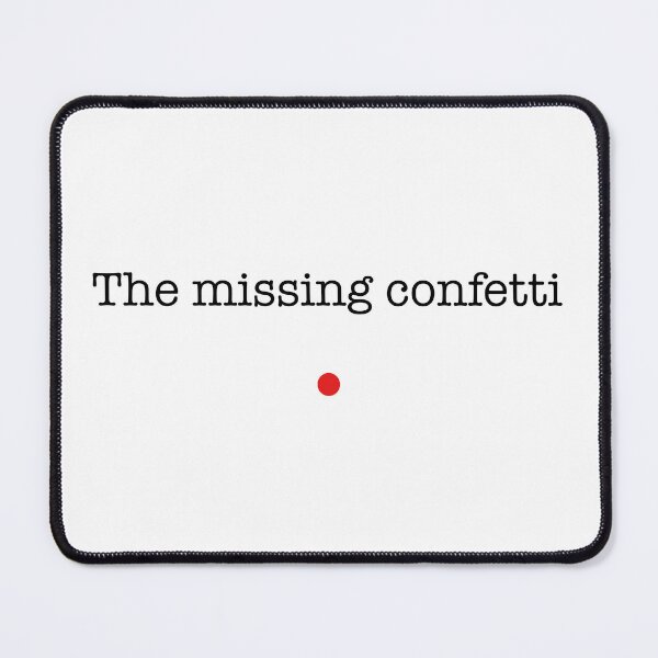 Item preview, The missing confetti - Minimalist Red Dot designed and sold by Ddoude.