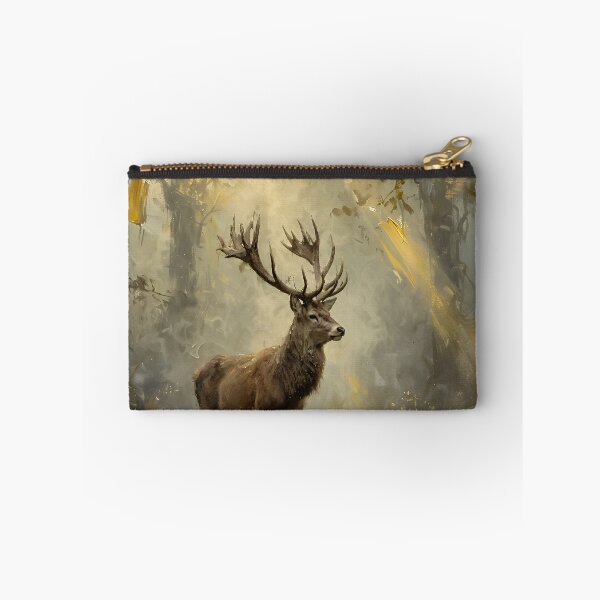 Item preview, Majestic Stag in Enchanted Forest, Woodland Deer Nature Art designed and sold by cr6zym1nd.