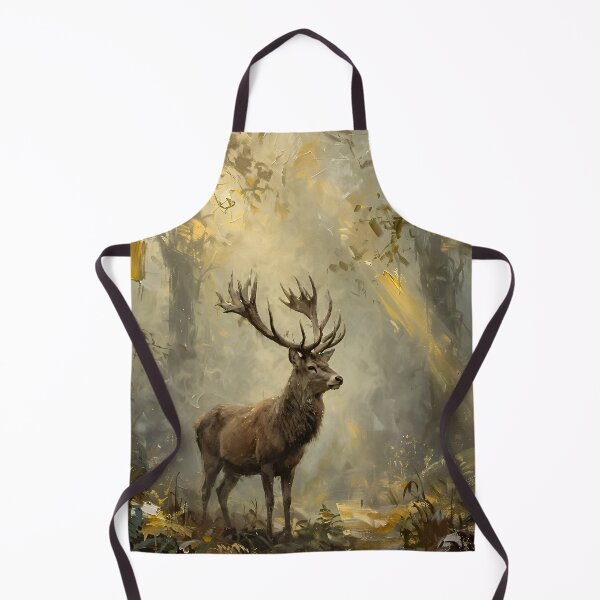 Item preview, Majestic Stag in Enchanted Forest, Woodland Deer Nature Art designed and sold by cr6zym1nd.