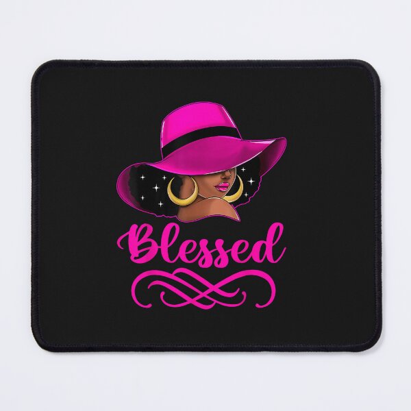 Item preview, Blessed African American Afro Black Women with Hat Christian designed and sold by FrankIsabel.