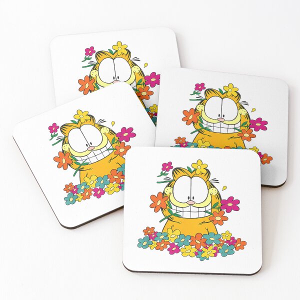 Item preview, Garfield Happy In The Garden Perfect Gift Fan designed and sold by christineirist.