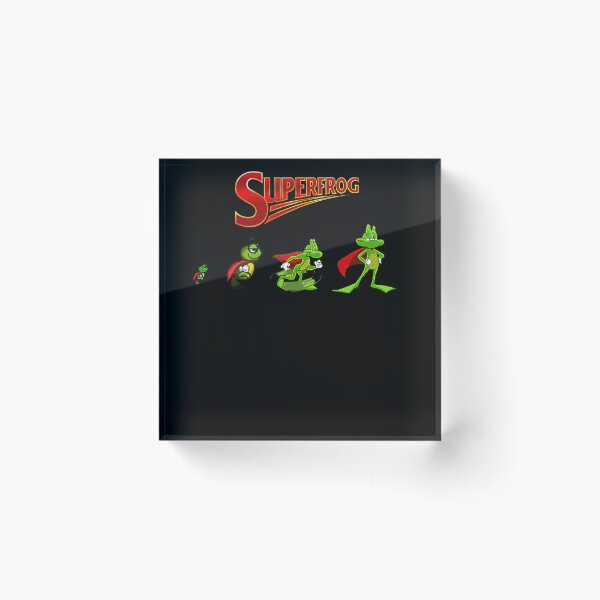 Item preview, Green Hero Frog Transforming Through Stages Under Red Superfrog designed and sold by khalid11.