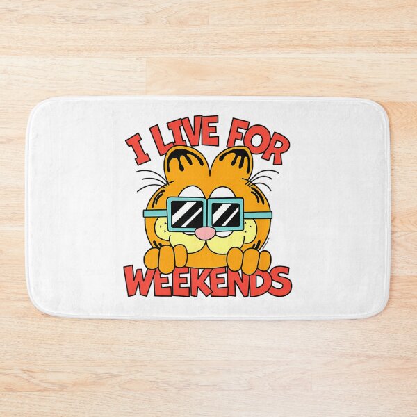 Item preview, Garfield I Live For The Weekends Funny Cool Quote designed and sold by christineirist.
