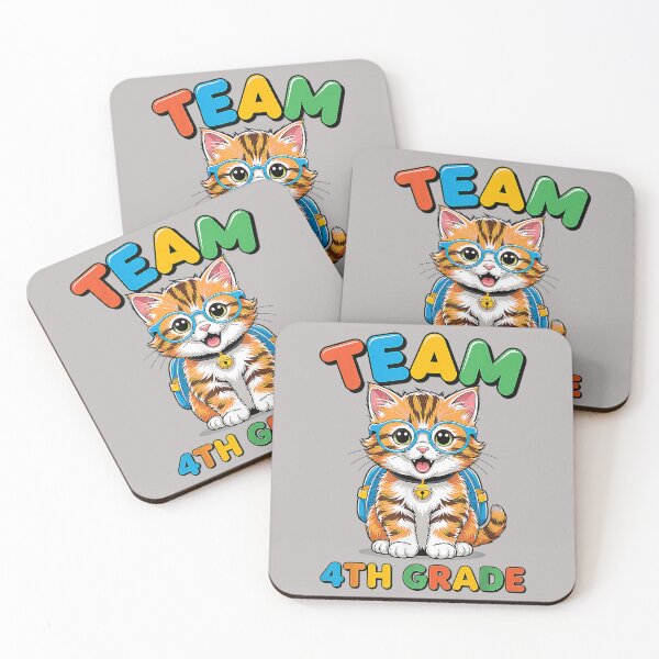 Item preview, Team 4th Grade Cat Lovers Boys Girls Back to School designed and sold by mjohnson9.