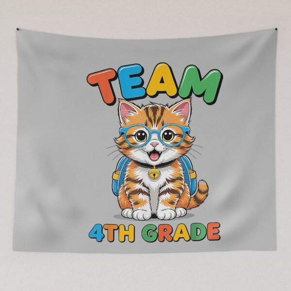 Item preview, Team 4th Grade Cat Lovers Boys Girls Back to School designed and sold by mjohnson9.