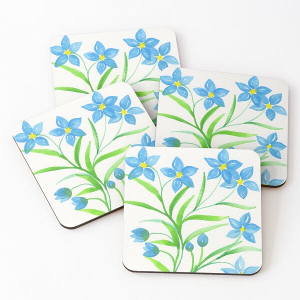 Item preview, Blue Flowers designed and sold by Aileen David.