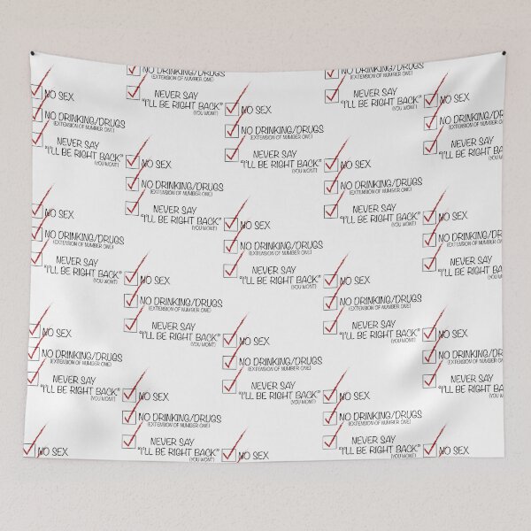 Item preview, Horror Movie Checklist designed and sold by blowerkatherine.