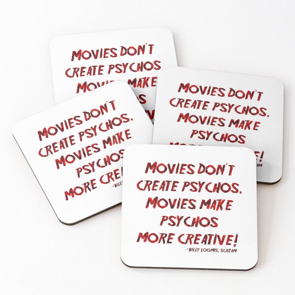 Item preview, Movies Don'T Create Psychos designed and sold by blowerkatherine.