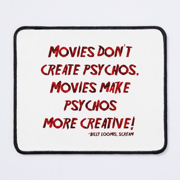 Item preview, Movies Don'T Create Psychos designed and sold by blowerkatherine.