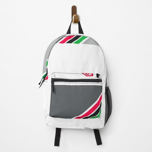 Item preview, Red Black Green Diagonal Racing Stripes On Grey Block Banner designed and sold by Spaw-Ner.