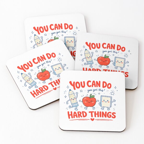Item preview, You Can Do Hard Things Back to School Student Motivation Design designed and sold by favoprintaart.