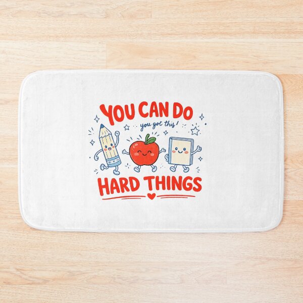 Item preview, You Can Do Hard Things Back to School Student Motivation Design designed and sold by favoprintaart.