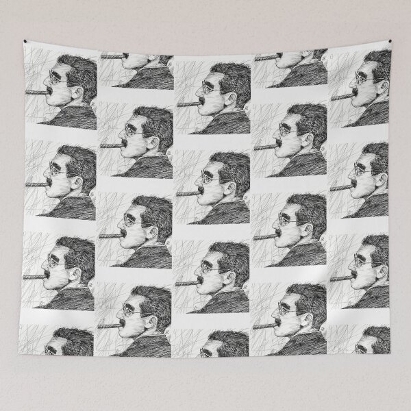 Item preview, Groucho Marx Ink Portrait .1 designed and sold by RazaLondonn.