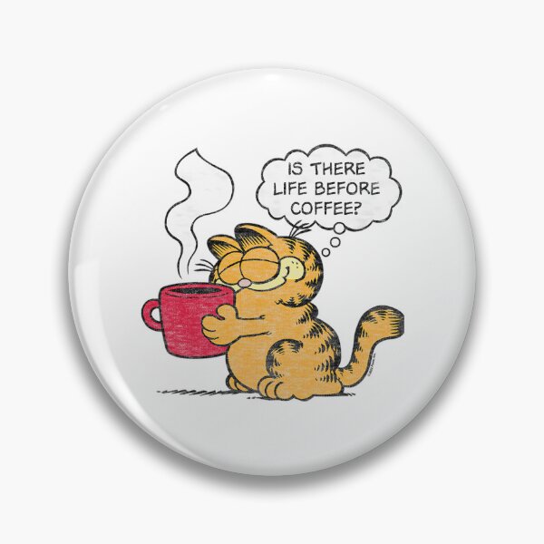 Item preview, Garfield Is There Life Before Coffee Funny Quote designed and sold by christineirist.